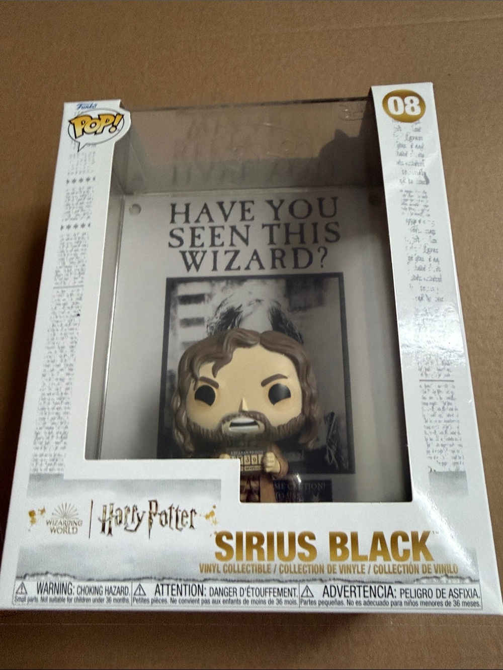 Funko Sirius Black Pop! Figure - Black, Brown, Gold